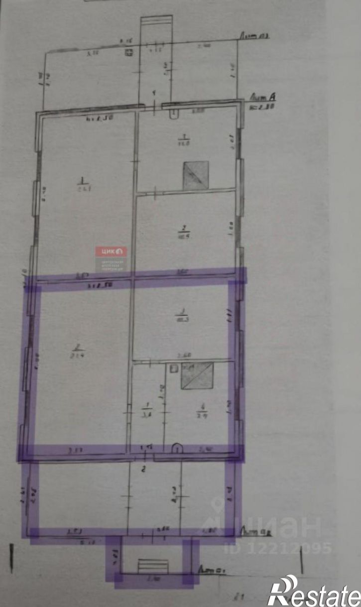2-комн квартира Сасовский район, Декабристы п.
