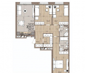 3-комн, 93 кв м, этаж 3/8 район Борки, посёлок Шпалозавода