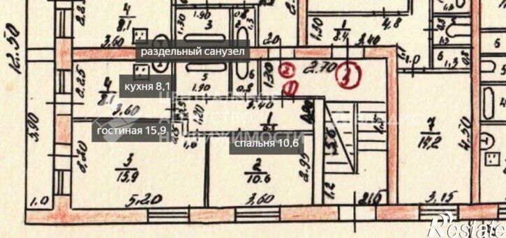 2-комн квартира улица Есенина, 13А,  д. 13А