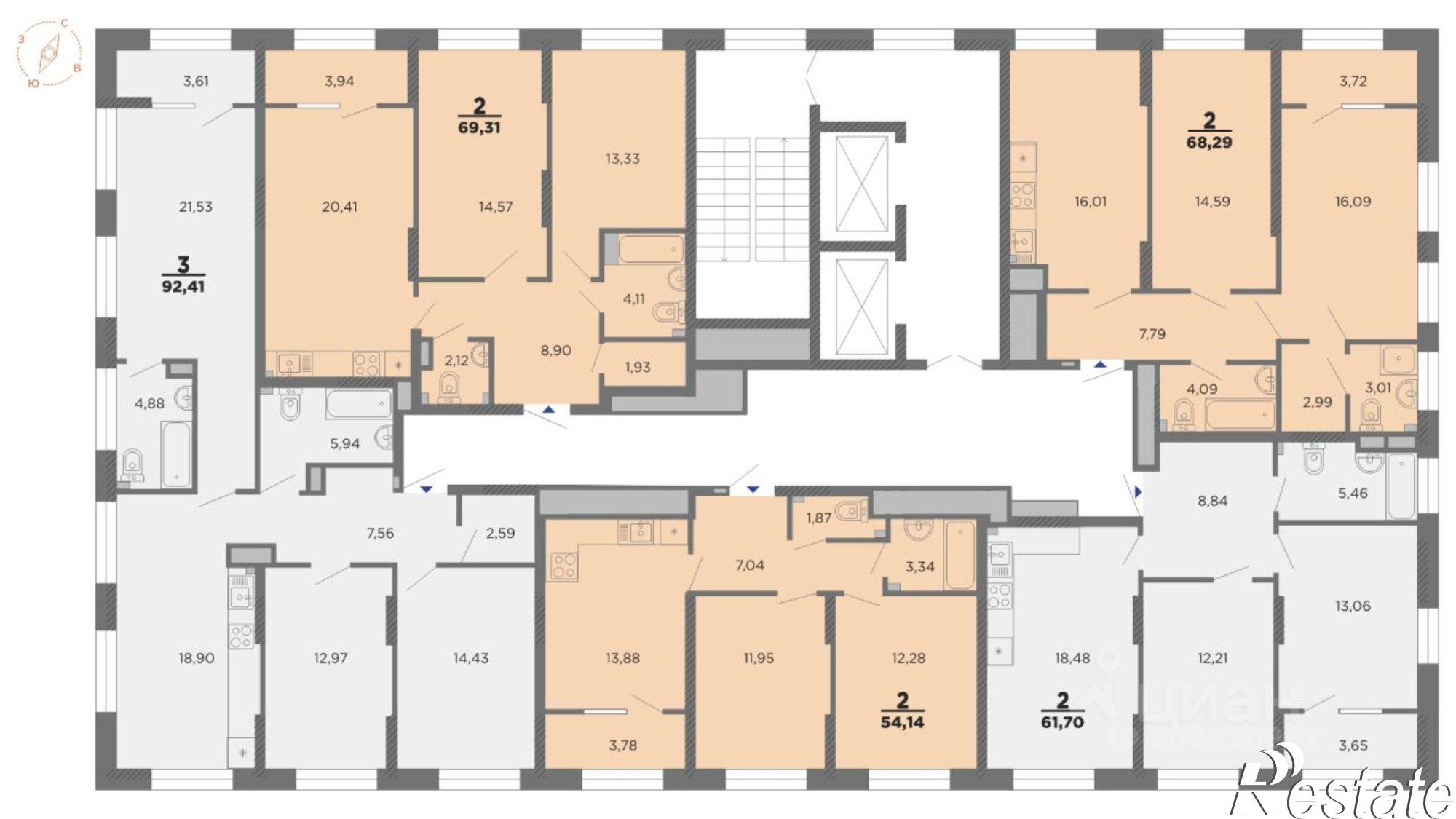 Купить квартиру за 8 971 060 рублей на 5-й Новый проезд, 20