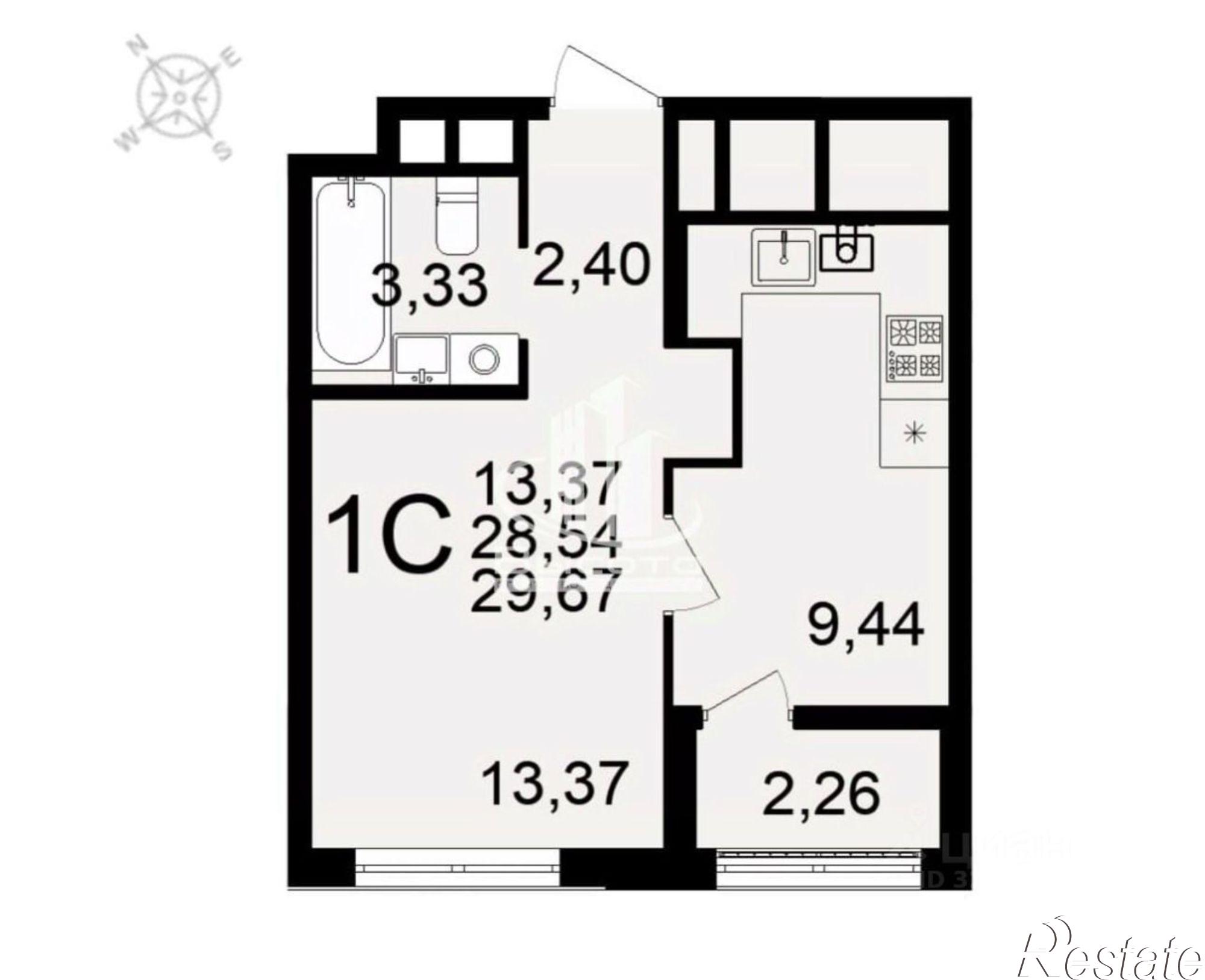 Купить квартиру за 3 100 000 рублей на Рязань, улица Льговская, 10