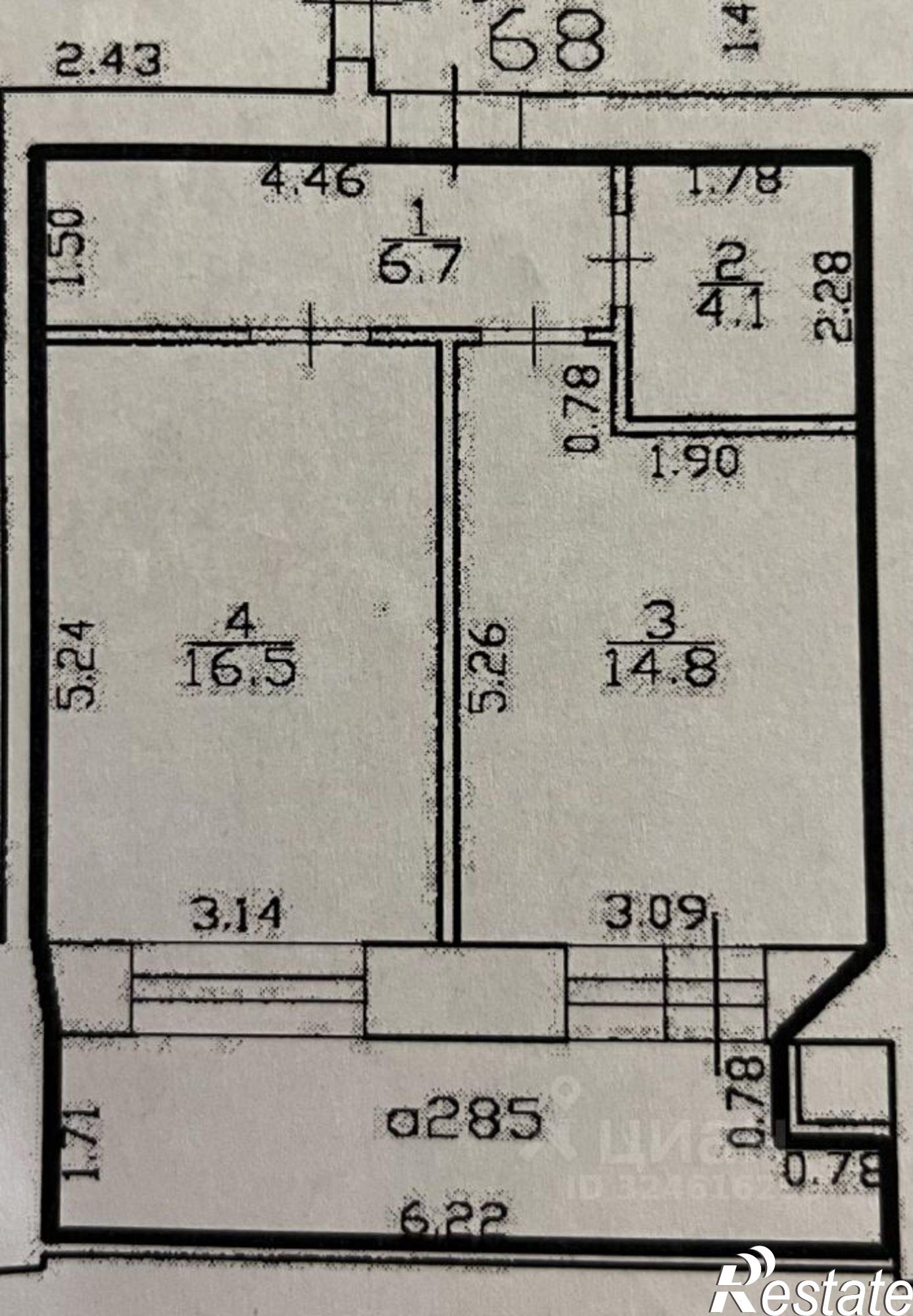 Купить квартиру за 6 500 000 рублей на Рязань, Вишнёвая улица, 21