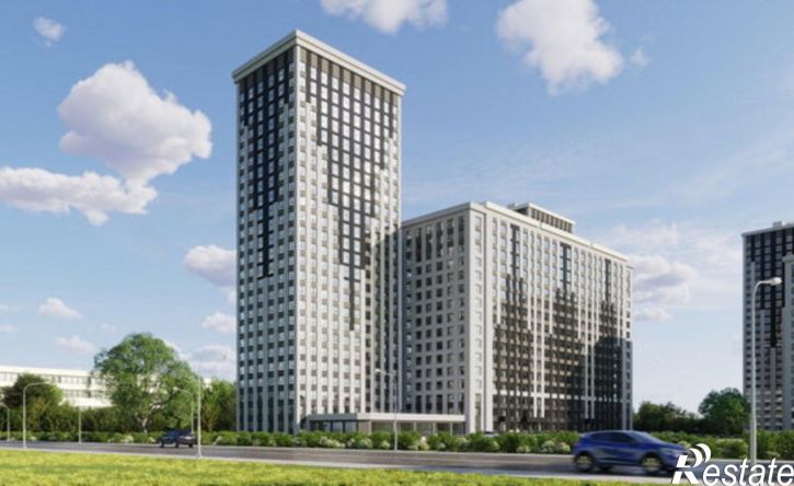 1-комн квартира в новом доме Рязань, район Мервино, территория Метропарк, ЖК Метропарк