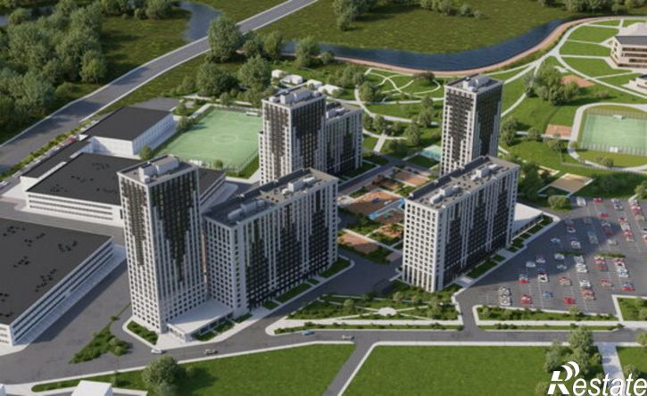 1-комн квартира в новом доме Рязань, район Мервино, территория Метропарк, ЖК Метропарк
