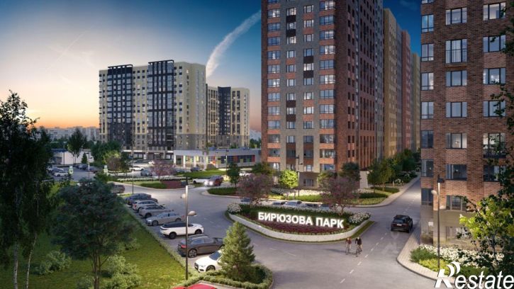 2-комн квартира в новом доме жилой комплекс Бирюзова Парк