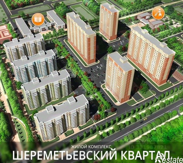 3-комн квартира в новом доме Рязанский район