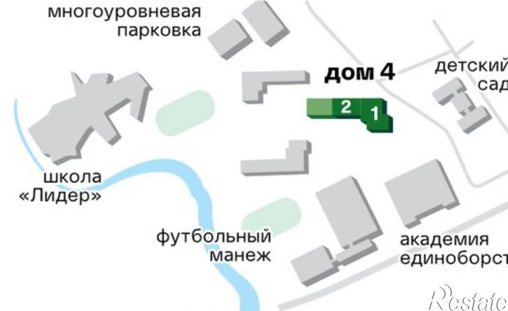 1-комн квартира в новом доме Рязань, район Мервино, территория Метропарк, ЖК Метропарк