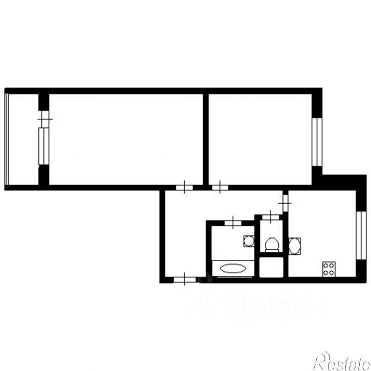 2-комн квартира Рязань, Быстрецкая улица, 20к2