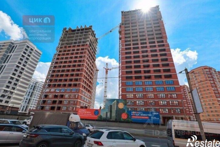 1-комн квартира в новом доме Рязань г., Железнодорожный
