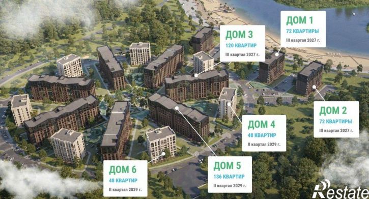 1-комн квартира в новом доме район Борки, посёлок Шпалозавода