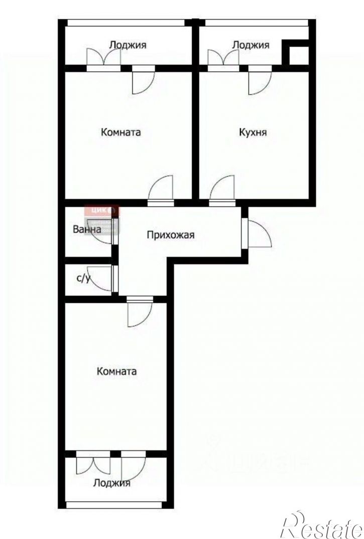 2-комн квартира Рязанский район, Поляны с.