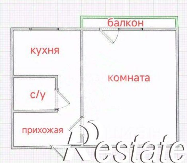 1-комн квартира улица Чкалова, 8,  д. 8